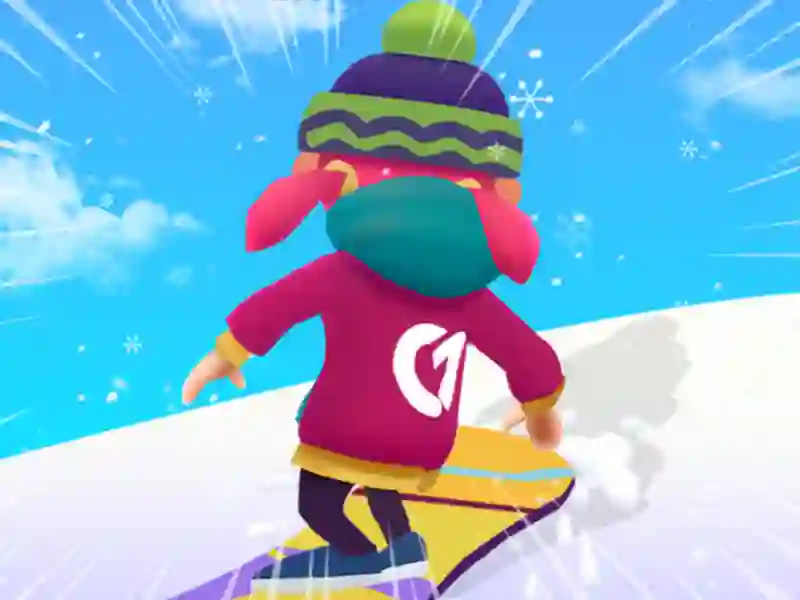 Snowboard Game​ Party — free online game