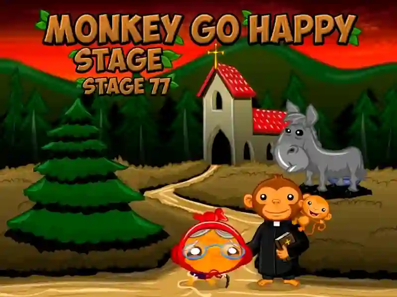 Monkey Go Happy Stage 77 — gratis online spil