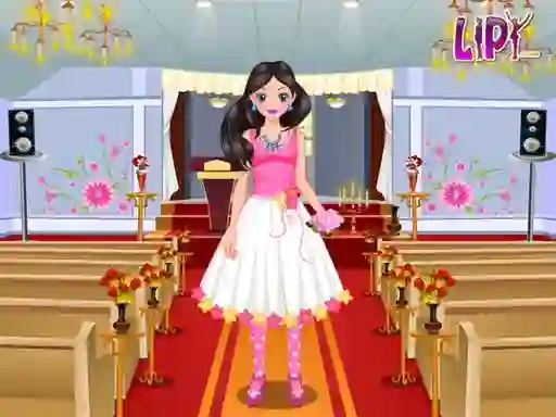 Flower Girl Dress Up — jogo online grátis