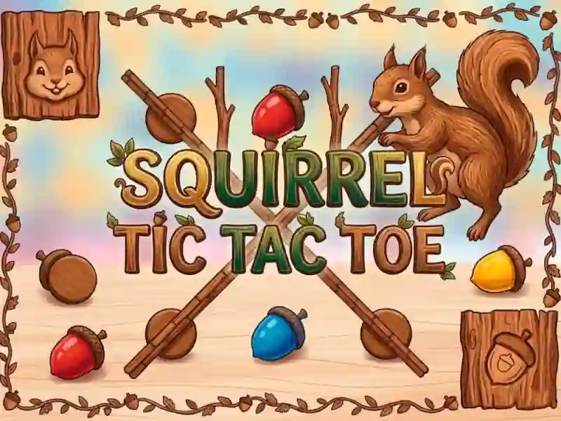 Mäng Squirrel Tic Tac Toe Internetis