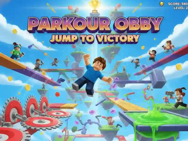 Logħba Parkour Obby Jump to Victory onlajn