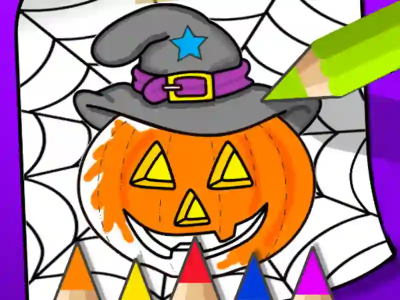 Halloween Coloring Book — free online game