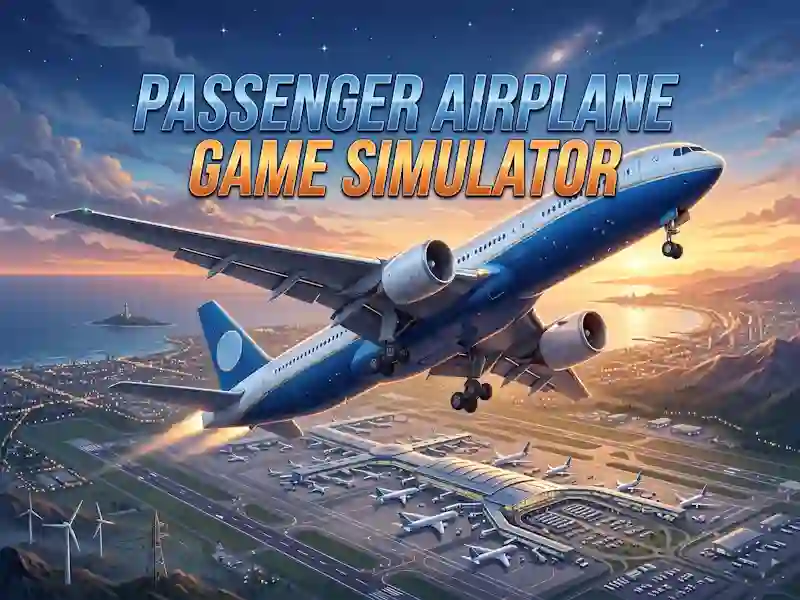 Passenger Airplane Game Simulator — free online game