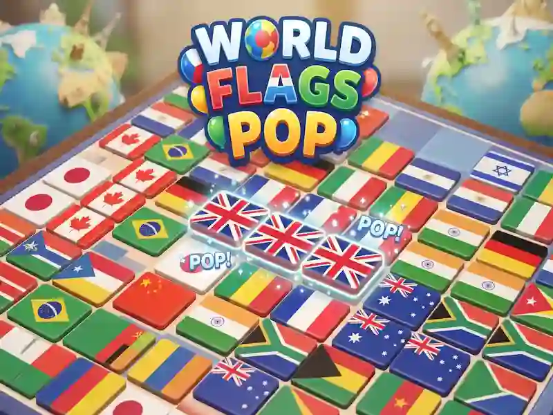 Joc World Flags Pop on-line