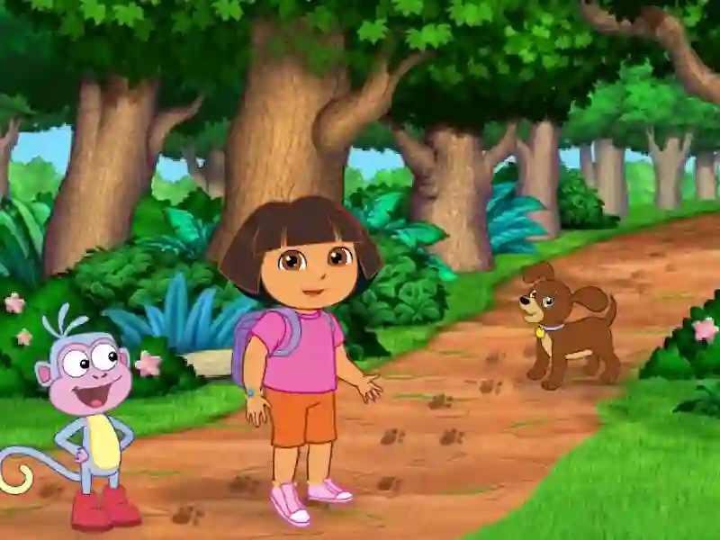 Dora the Explorer Find Those Puppies — free online game