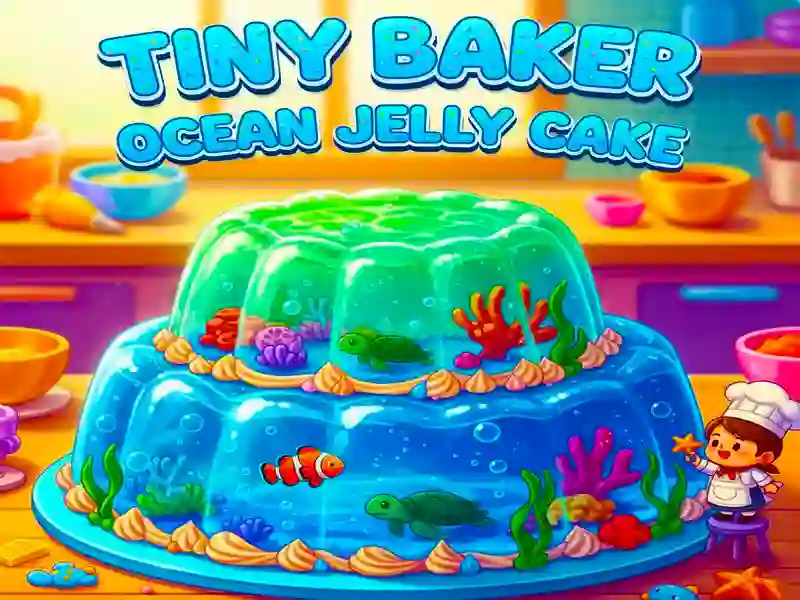 Tiny Baker Ocean Jelly Cake — 無料オンラインゲーム