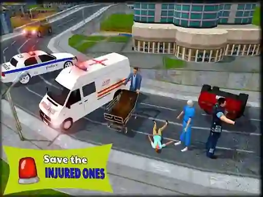 Ambulance Rescue Driver Simulator 2018 — free online game
