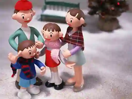 Christmas Clay Doll Puzzle — free online game