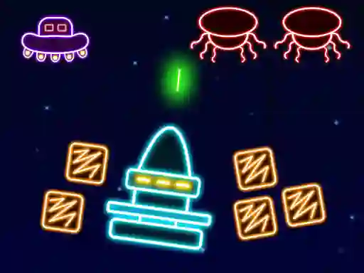 Neon Invaders — free online game