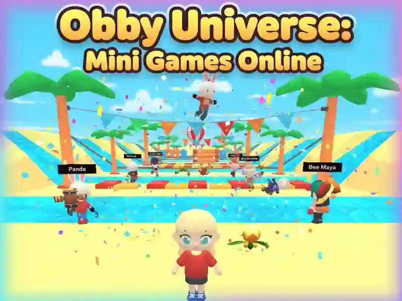 Obby Universe: Mini Games Online — free online game
