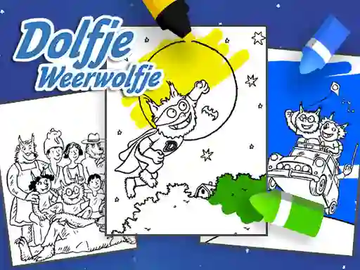 Coloring Alfie The Werewolf — free online game