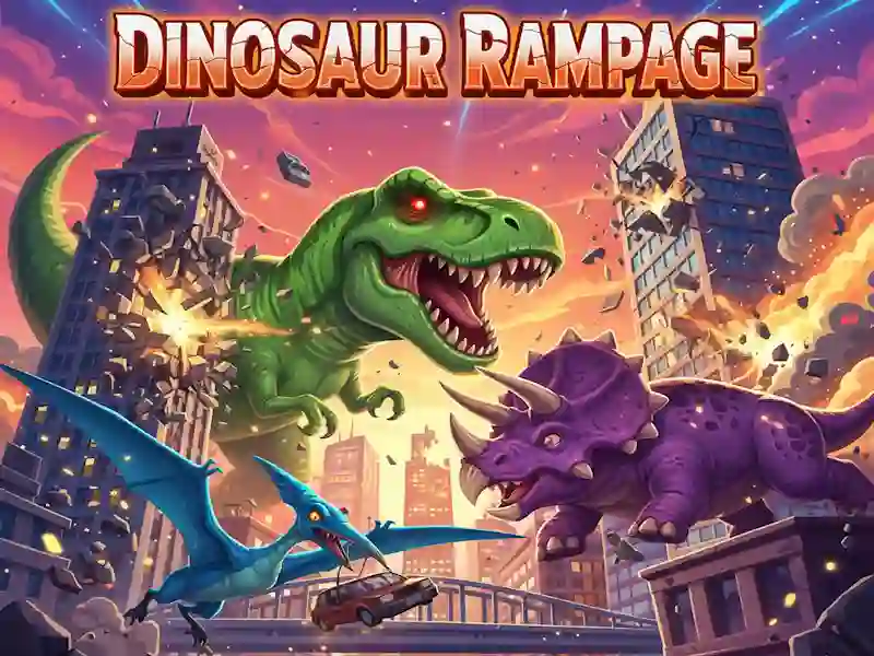 Dinosaur Rampage — darmowa gra online