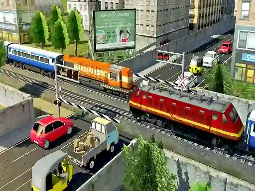 Modern Train Driving Simulator — free online game