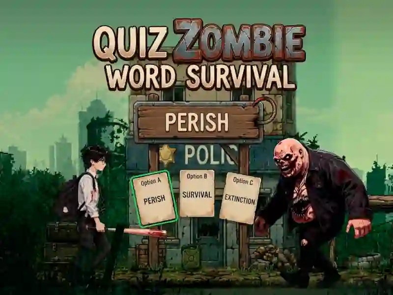Quiz Zombie Word Survival – tasuta veebimäng
