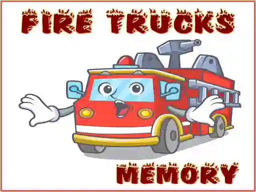 Fire Trucks Memory — free online game