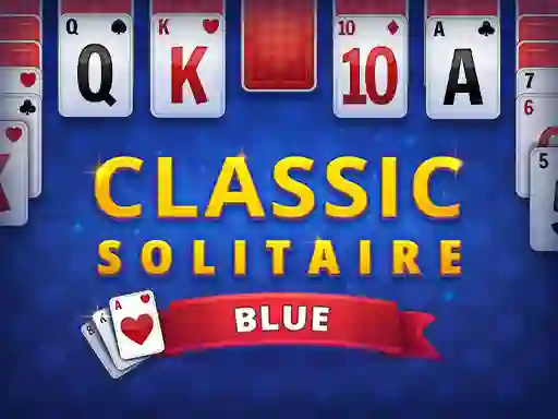 Classic Solitaire Blue — free online game