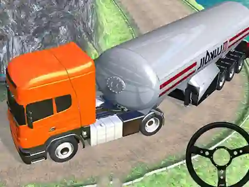 Off road oil tanker transport truck — free online game