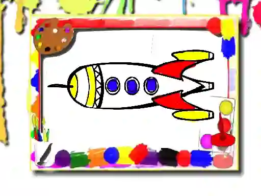 Rockets Coloring Book — free online game