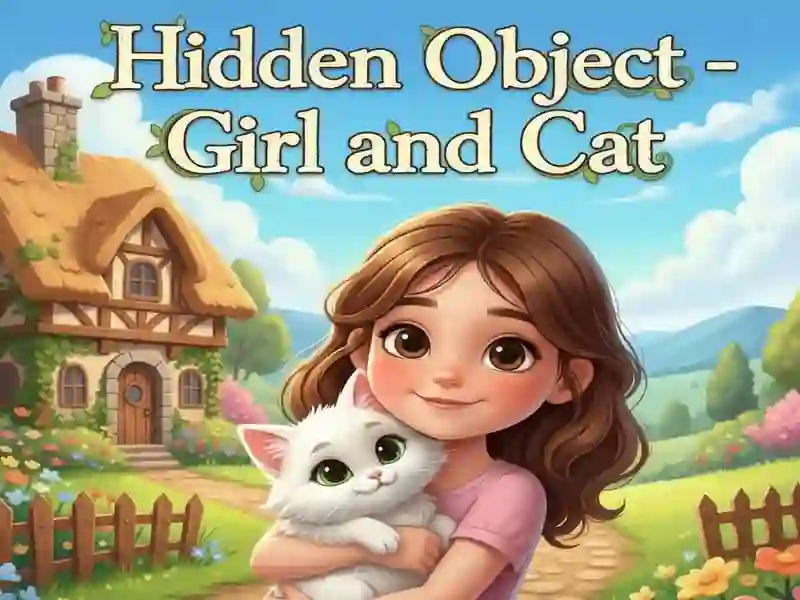 Hidden Object - Girl and Cat — free online game