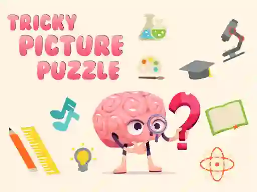 Logħba Tricky Picture Puzzle onlajn