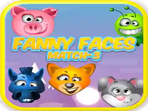 Funny Faces Match-3 — free online game