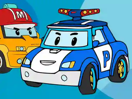 Robocar Coloring Book — free online game