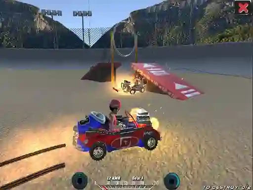 Demolition Cartoon Car Crash Derby – tasuta veebimäng