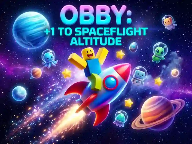 Logħba Obby: +1 to spaceflight altitude onlajn