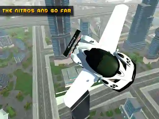 Гульня Flying Car Real Driving онлайн