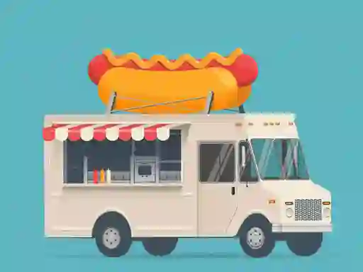 Food Trucks Jigsaw — free online game