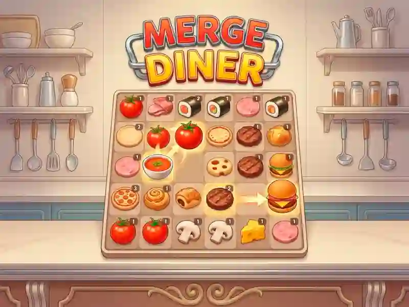 Merge Diner — gratis onlinespel