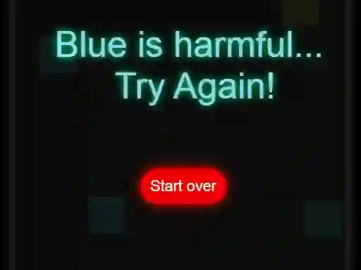 Avoid the blue — free online game