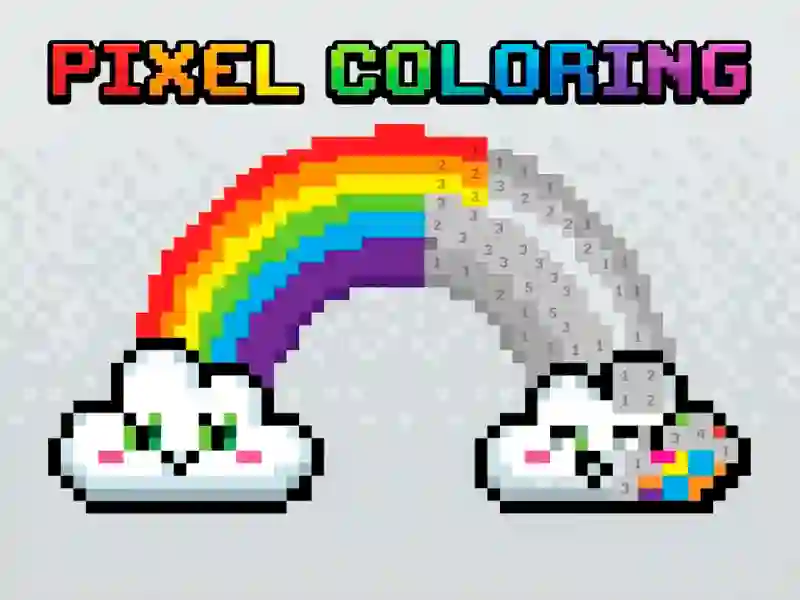Гульня Pixel Coloring онлайн