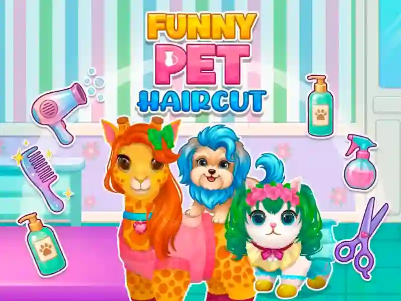 Funny Pet Haircut – kostenloses Online-Spiel