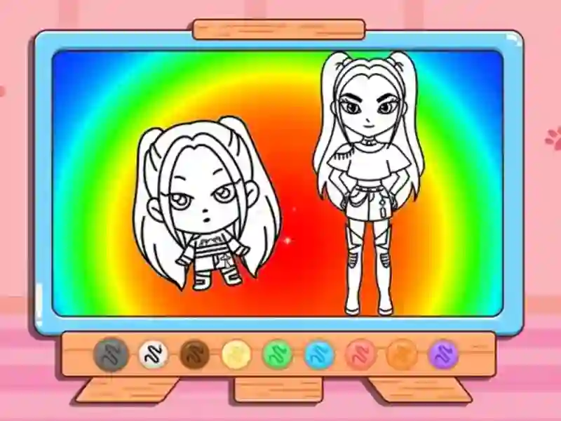 Coloring Book: Mira Kpop Demon Hunters – tasuta veebimäng