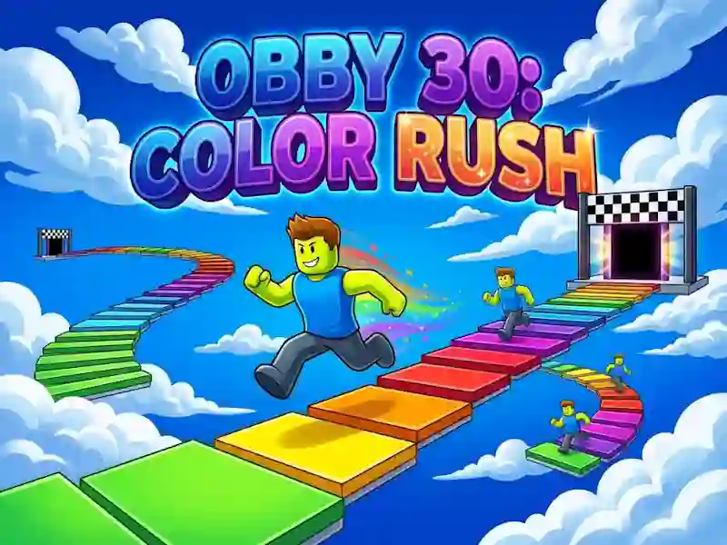 Obby 30: Color Rush — безкоштовна онлайн гра