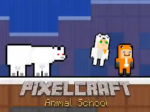 PixelCraft Animal School — free online game
