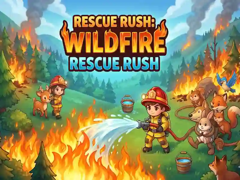 Igra Rescue Rush: Wildfire spletu