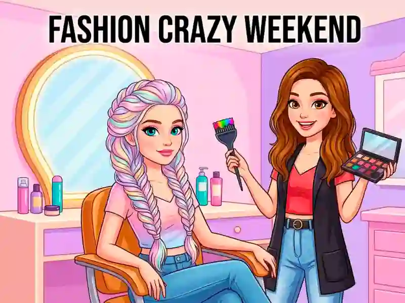 Гульня Fashion Crazy Weekend онлайн