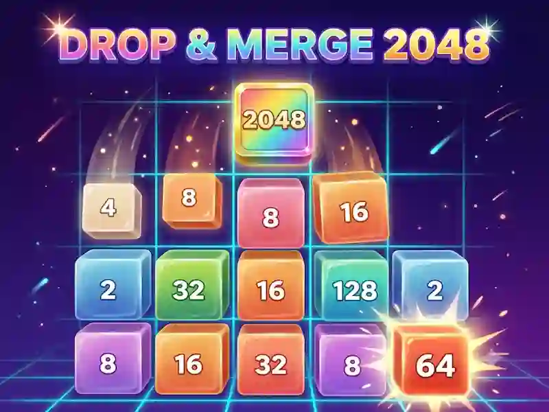 Drop & Merge 2048 — game online gratis