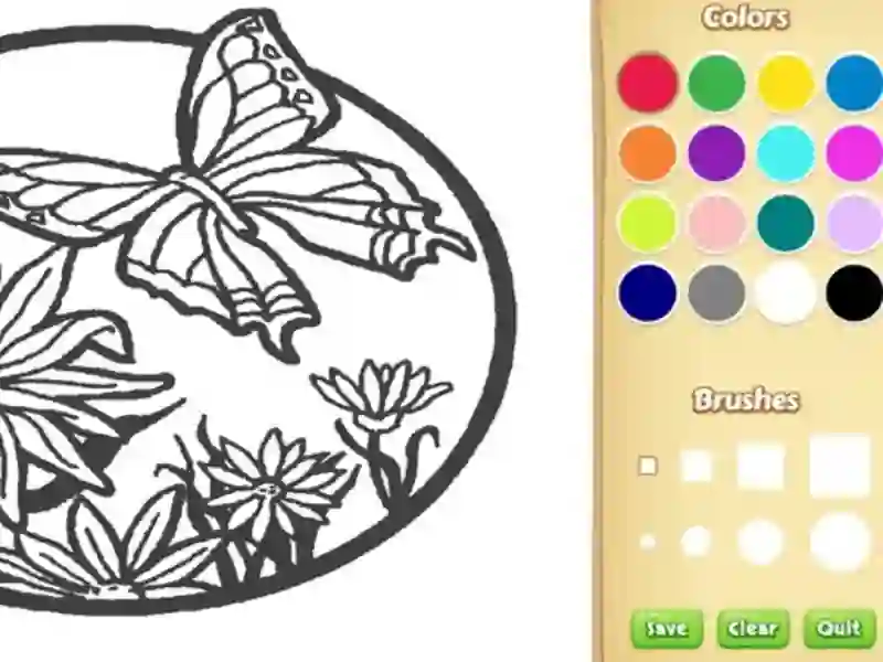 Butterfly Coloring Book For Kids – tasuta veebimäng