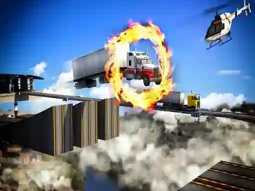 Trò chơi Impossible Truck Driving Stunt Track Parking trực tuyến