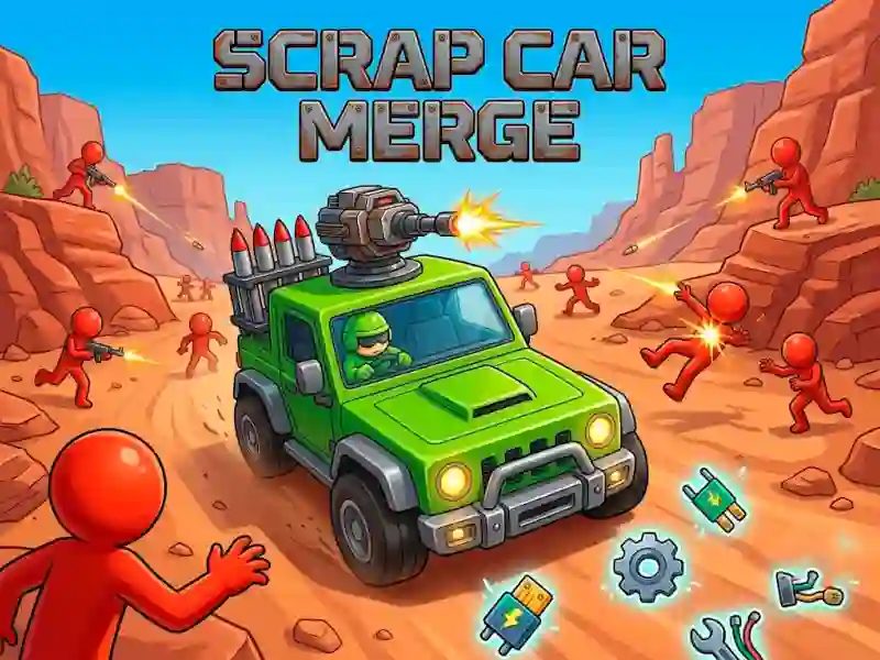 Logħba Scrap Car Merge onlajn