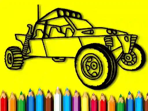 Back To School: Rally Car Coloring Book — free online game