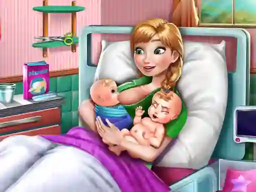 Játék Ice Princess Twins Birth online
