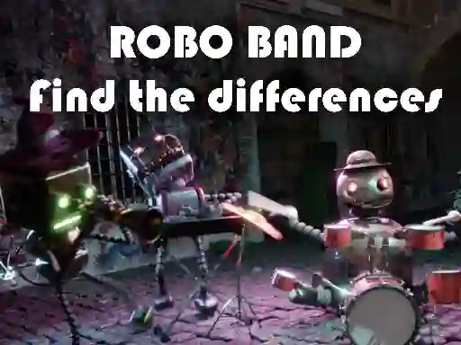 Robot Band - Find the Differences — free online game