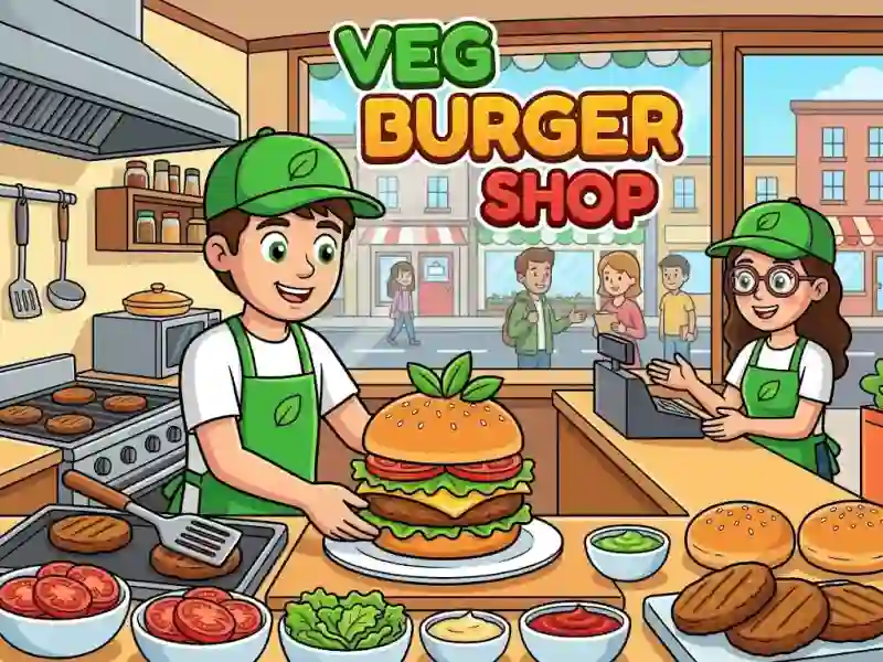 Veg Burger Shop — brezplačna spletna igra