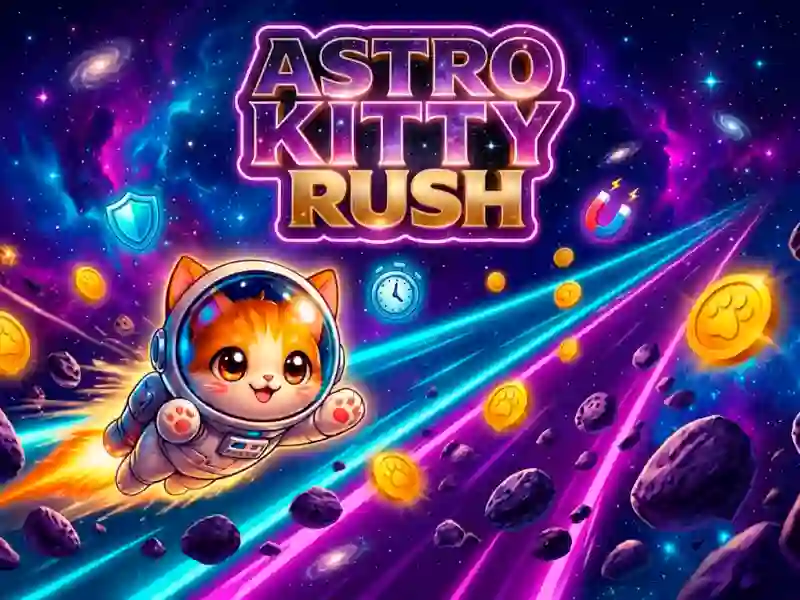 Astro Kitty Rush — free online game