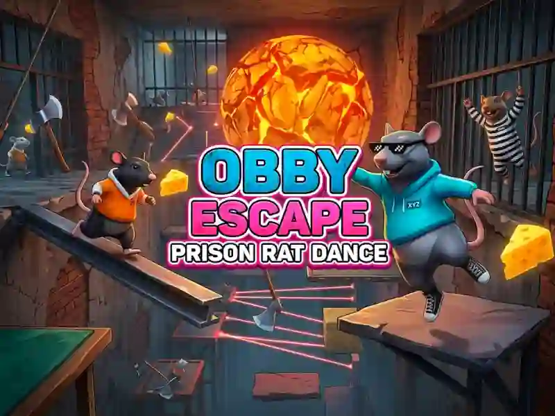 Obby Escape: Prison Rat Dance — darmowa gra online