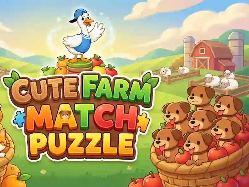 Joc Cute Farm Match Puzzle en línia